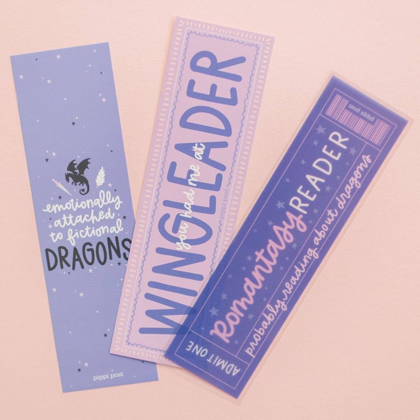 Romantasy Reader Transparent Bookmark