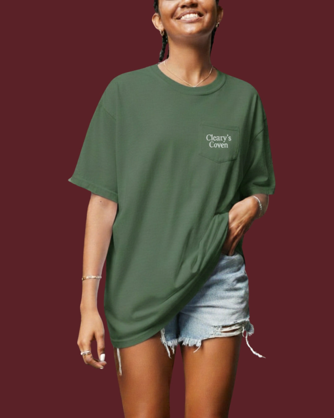 Cleary's Coven Tee - Light Green