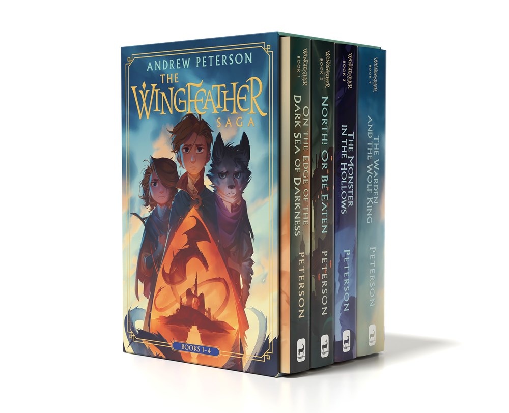 Wingfeather Saga Boxed Set : On the Edge of the Dark Sea of Darkness; North! Or Be Eaten; The Monster in the Hollows; The Warden and the Wolf King