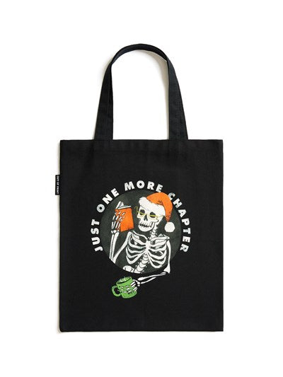 Just One More Chapter Holiday Tote Bag - Out of Print