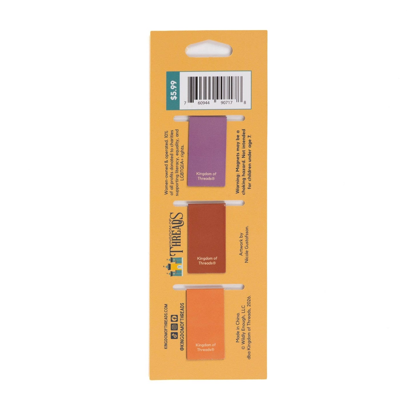 Reading Ghosties Magnetic Bookmark Set