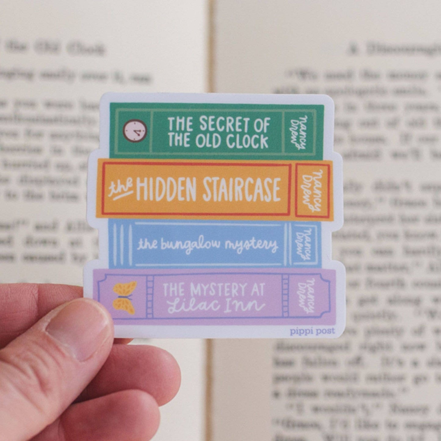 River Heights Bookstack Decal Sticker
