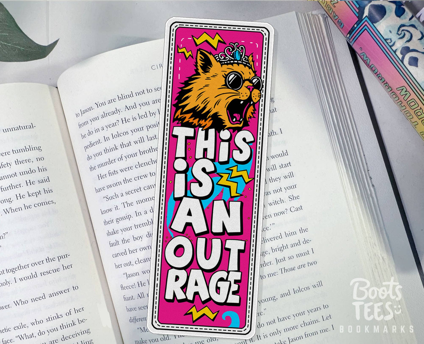 Dungeon Crawler Carl Bookmarks, 6" Princess Donut, Reading : Goddamnit Donut Bookmark