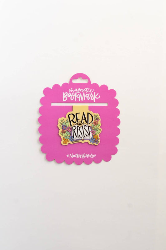 Read and Resist Magnetic Bookmark – Bookish Activist Gift