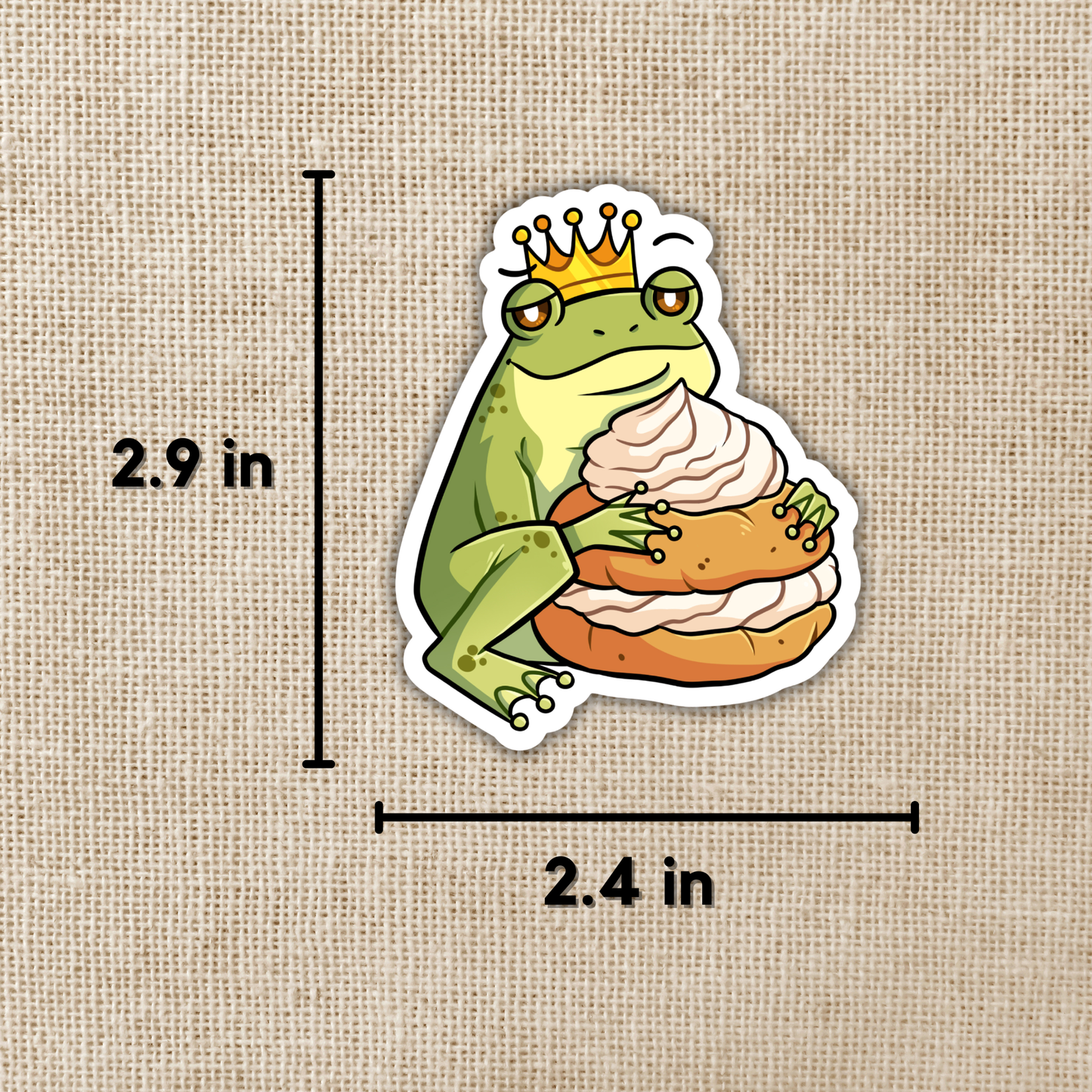 Kingsley Likes Cream Puffs Sticker | Assistant …Villain