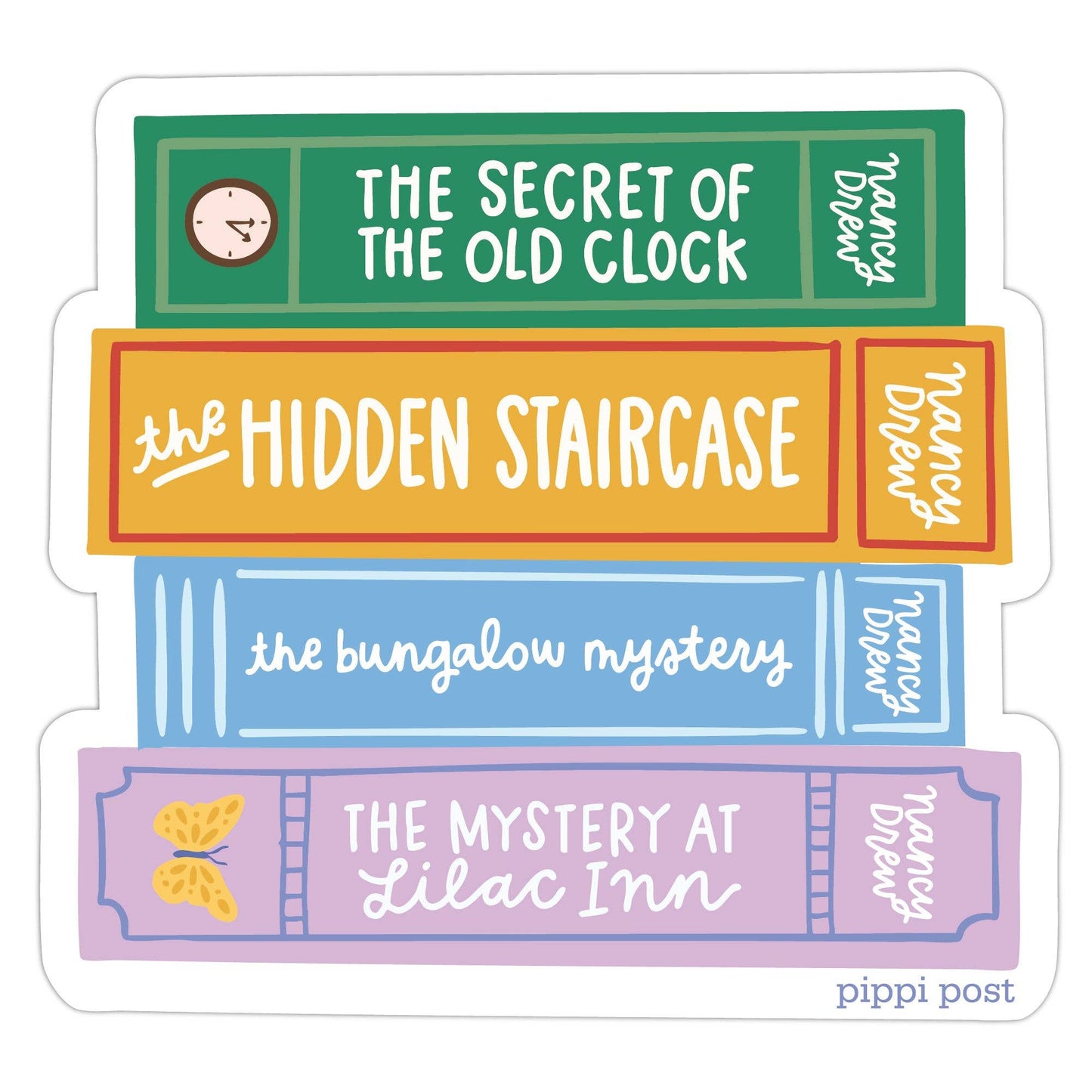River Heights Bookstack Decal Sticker