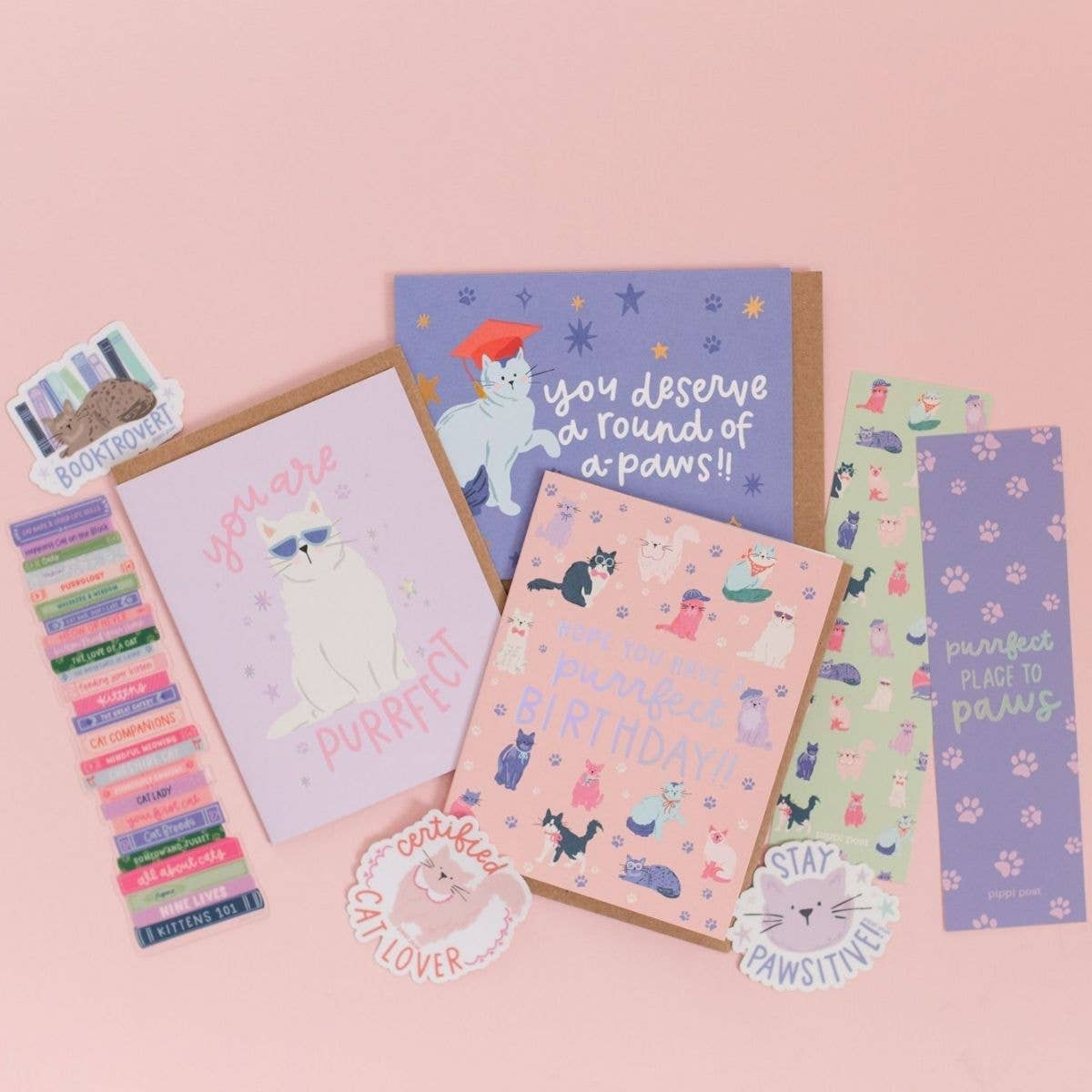 Cool Cats Bookmark Set