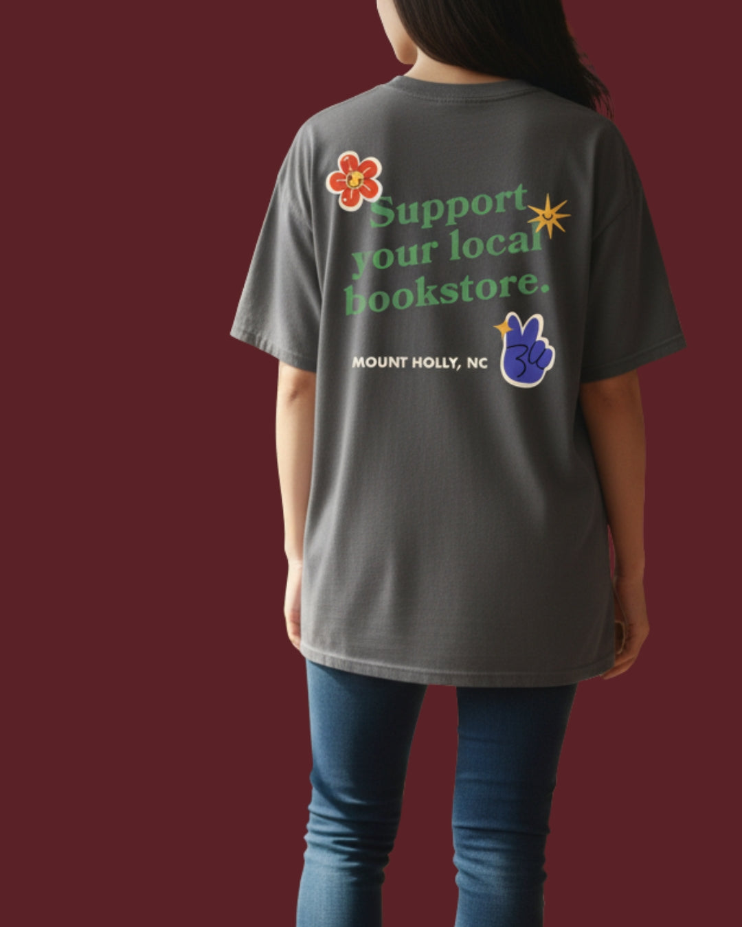 Indie Bookstore Love T-Shirt