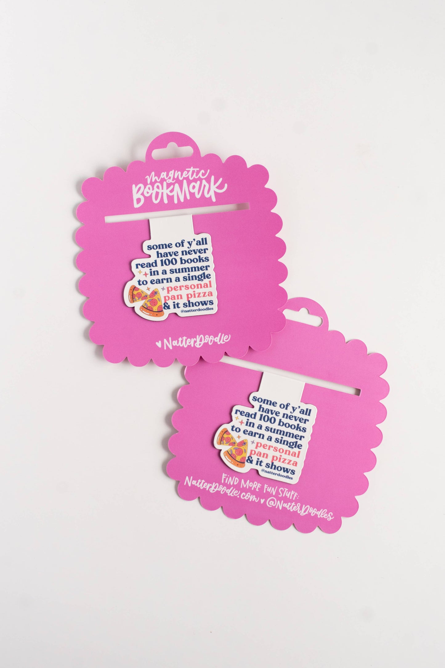 Book It Personal Pan Pizza Magnetic Bookmark – 90s Nostalgia