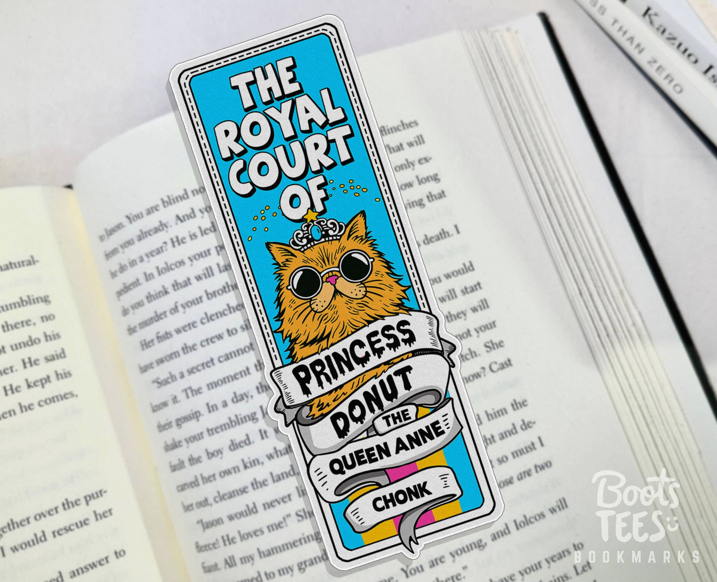 Dungeon Crawler Carl Bookmarks, 6" Princess Donut, Reading : Goddamnit Donut Bookmark
