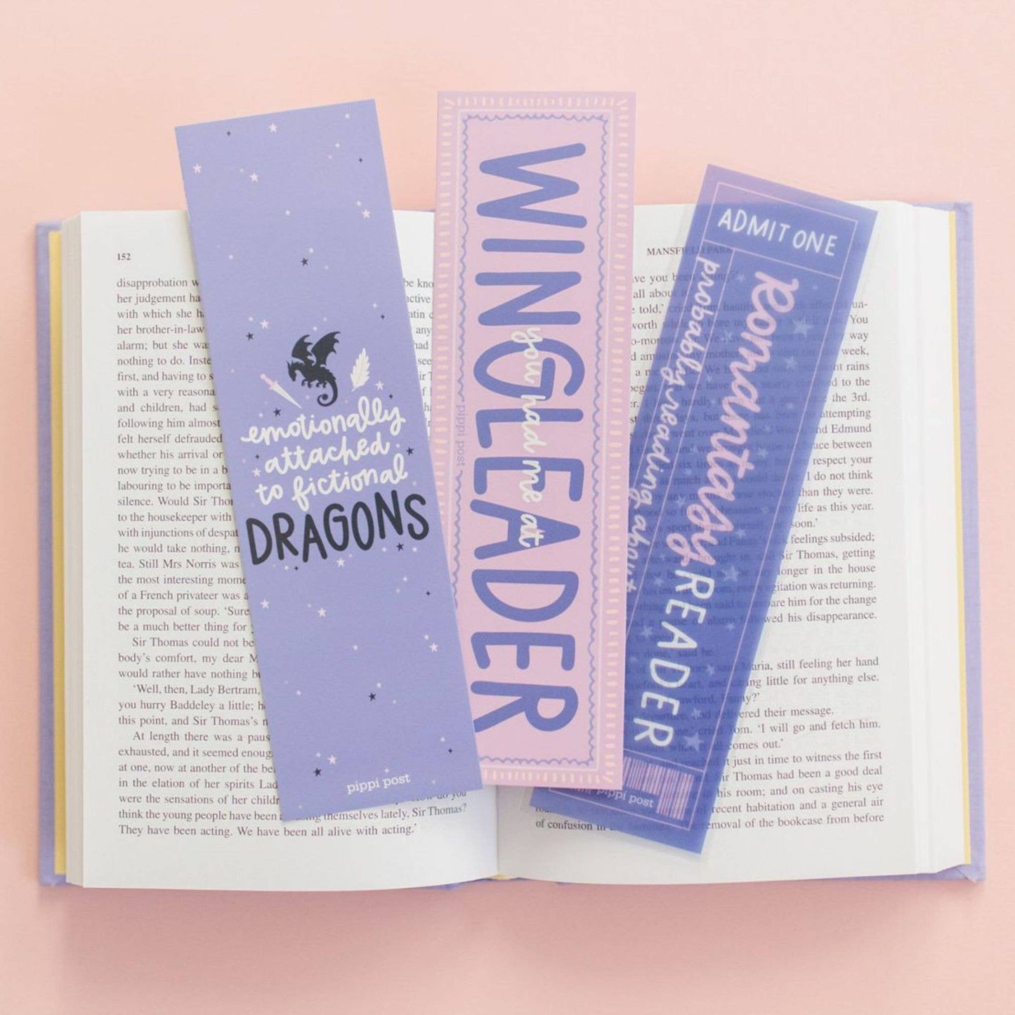 Wingleader Romantasy Reader Bookmark Set