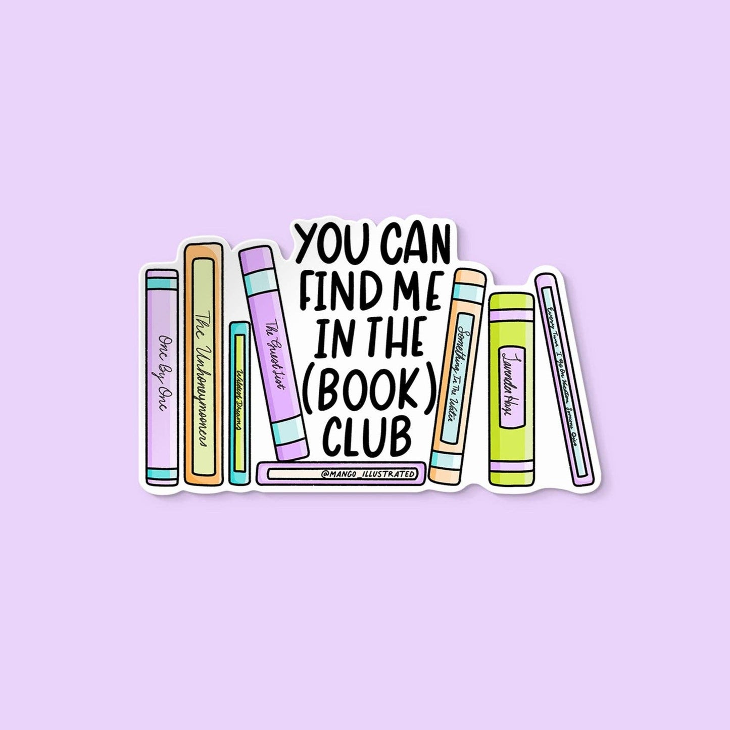 In the Book Club sticker