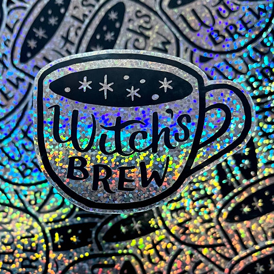 Witch's Brew vinyl sticker