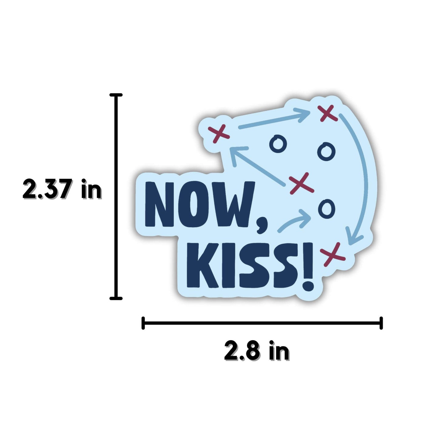 Now, Kiss! Playbook Sticker
