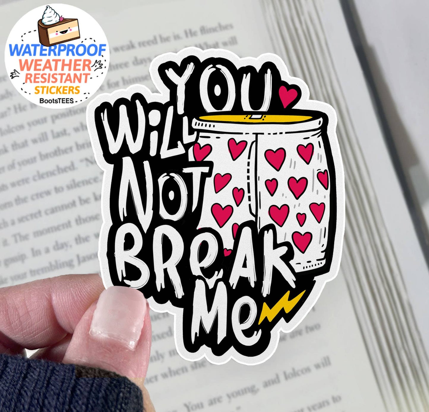 Dungeon Crawler Carl Quote Stickers 3" Hi Zev, Samantha, DCC: Hi Zev Stickers