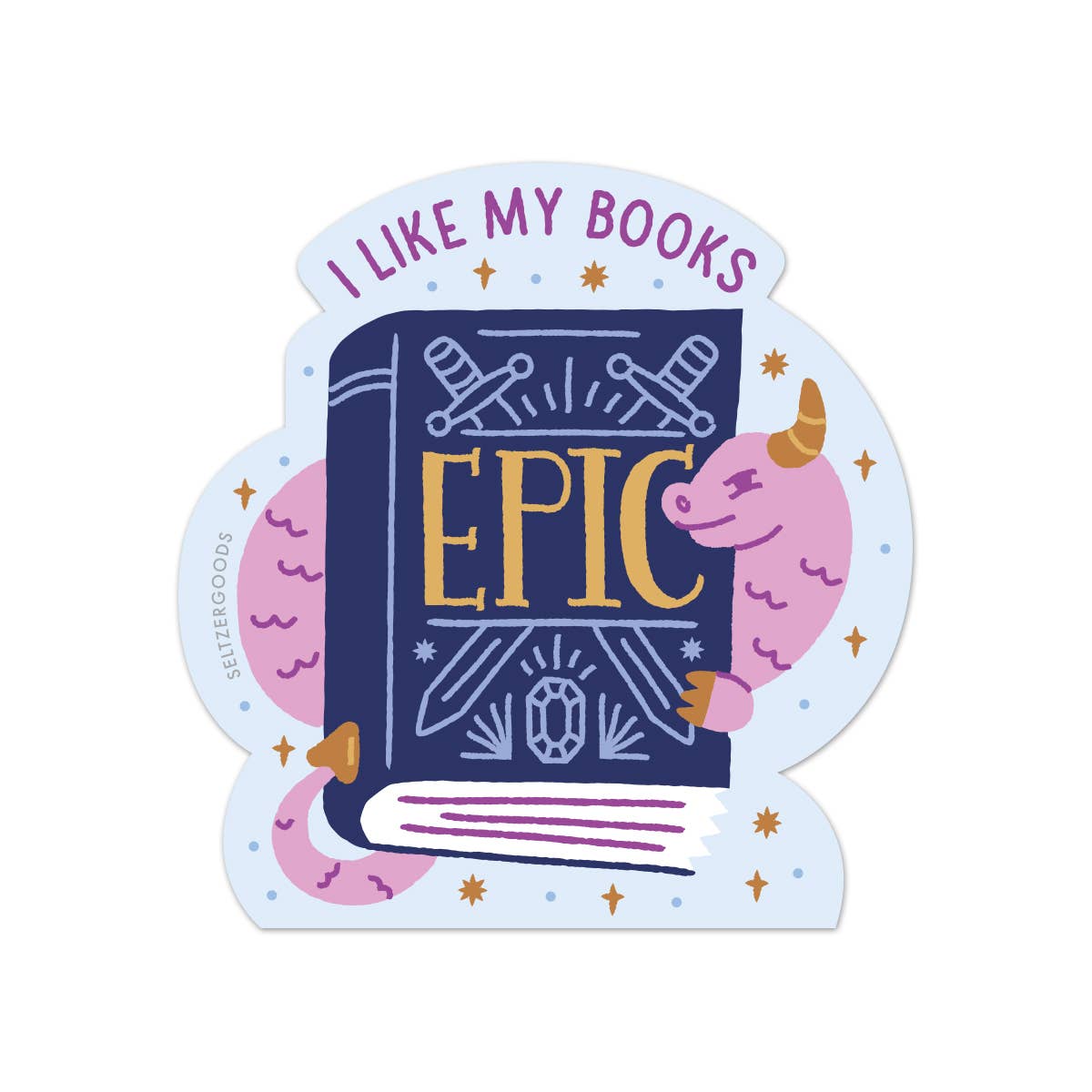 Epic Books Sticker
