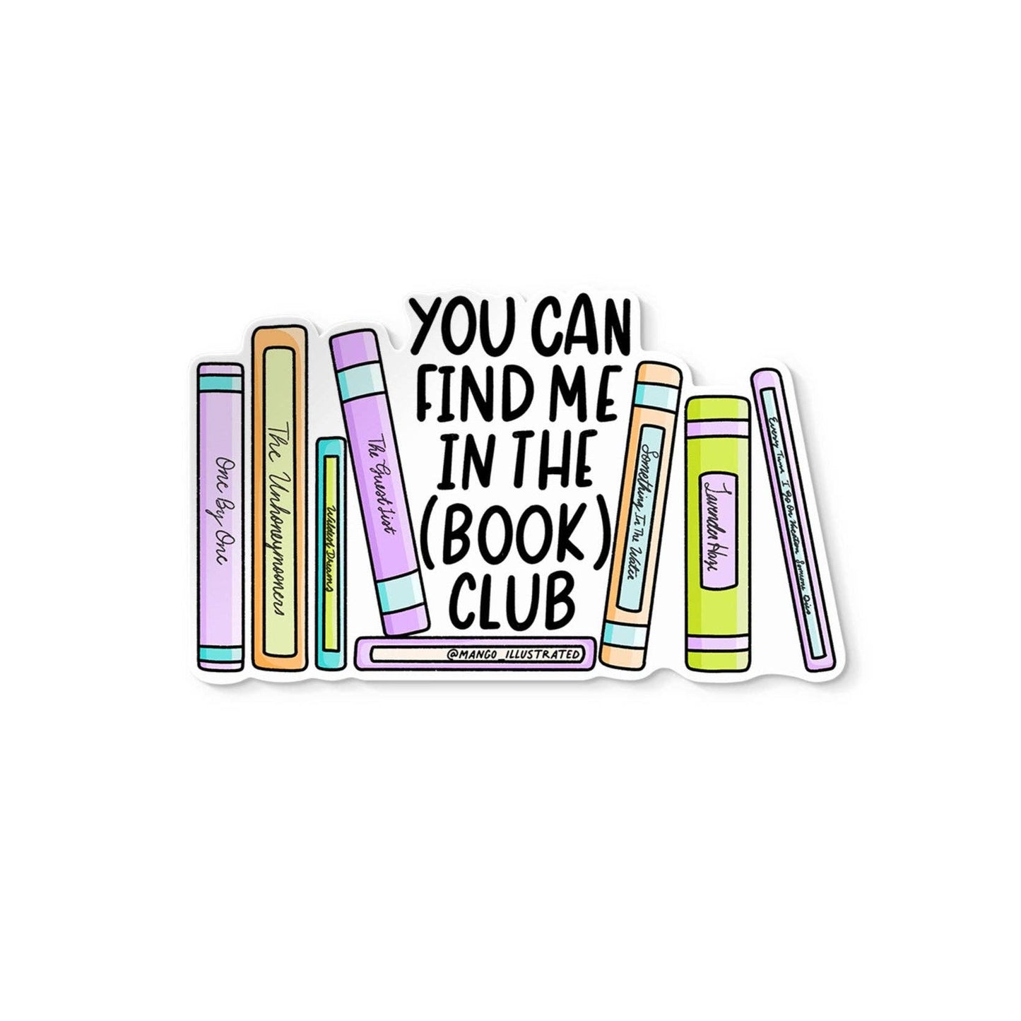 In the Book Club sticker