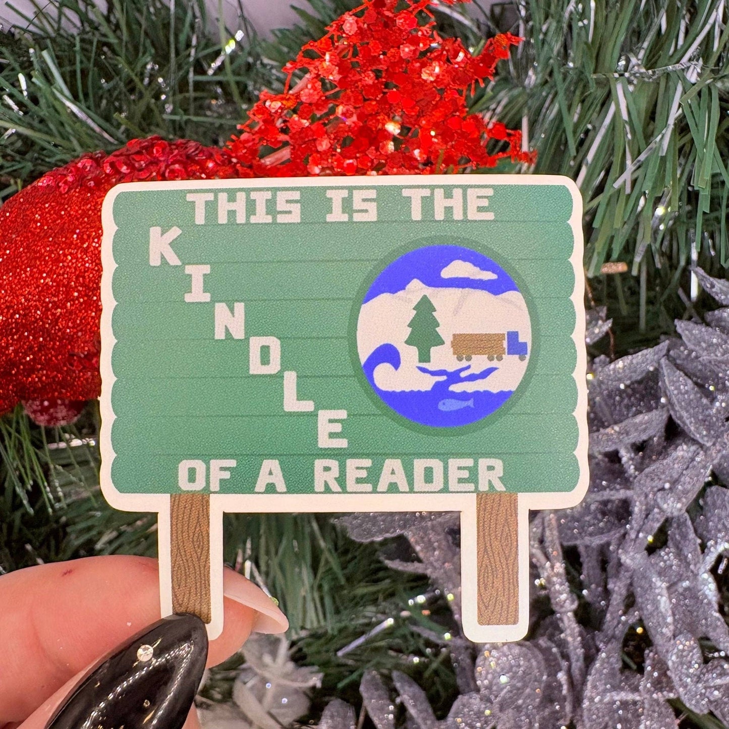 This is the Kindle of a Reader Twilight Inspired Sticker