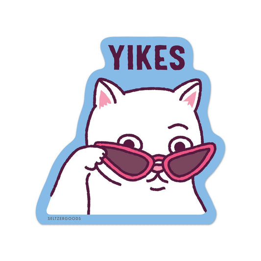 Yikes Cat Sticker