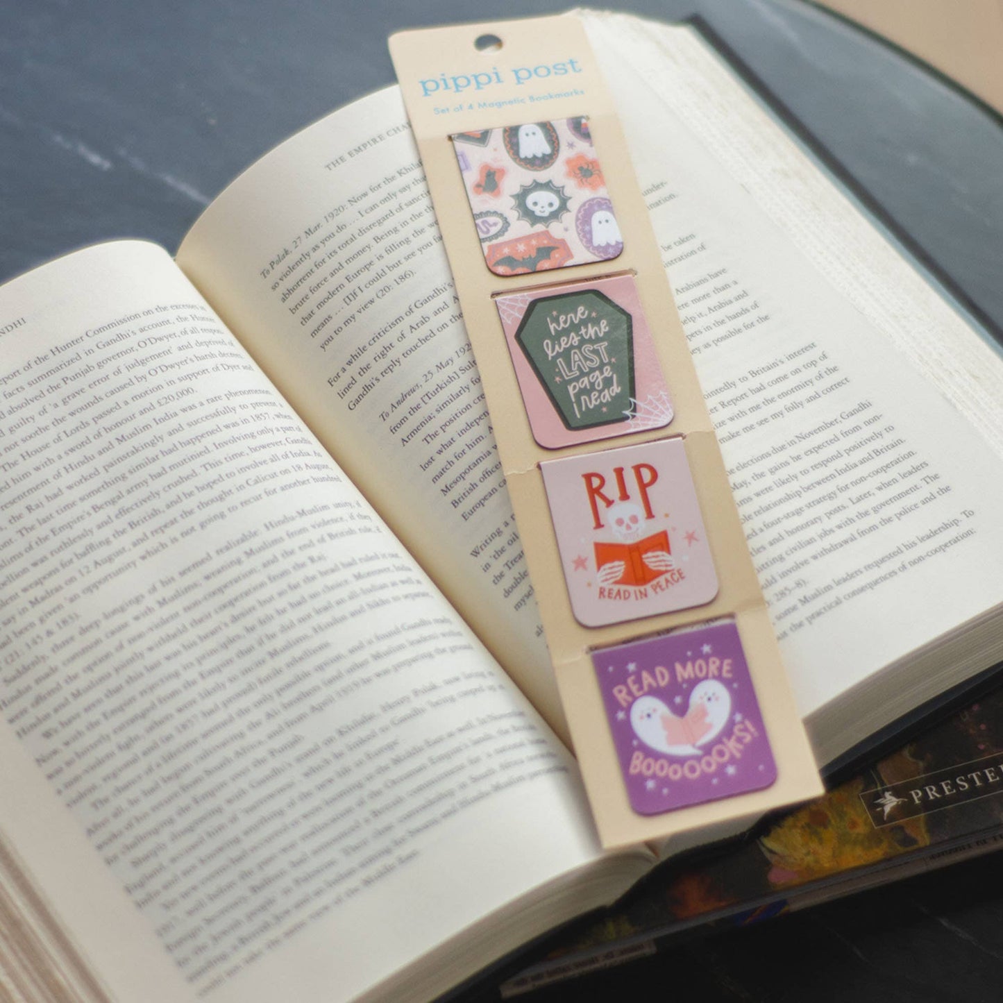 Spooky Cute Halloween Magnetic Bookmarks Set of 4
