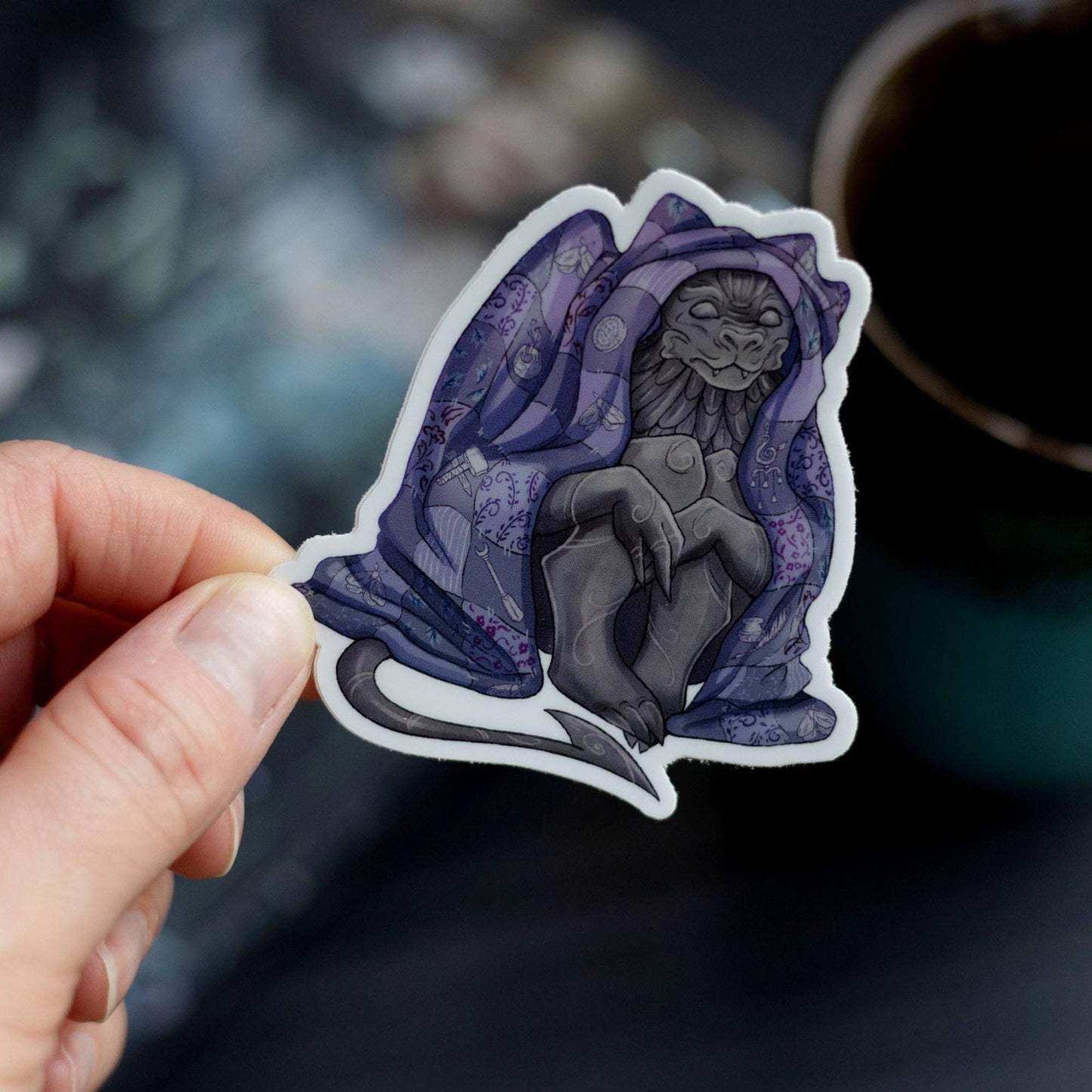 Bartholomew & His Blanket Sticker | Knight and the Moth