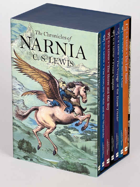 The Chronicles of Narnia Full-Color Paperback 7-Book Box Set : The Magician's Nephew, The Lion, the Witch and the Wardrobe, The Horse and His Boy, Prince Caspian, The Voyage of the Dawn Treader, The Silver Chair, The Last Battle