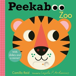 Peekaboo: Zoo:  (An Interactive Board Book for Babies & Toddlers with Mirror & Sliders to Push, Pull, or Turn. Cute Zoo Animal Artwork Includes a Rhino, Hippo, Camel, & More.)