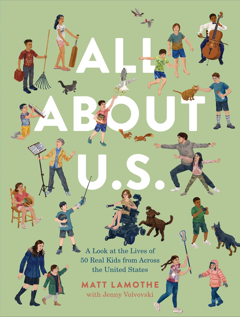 All About U.S. : A Look at the Lives of 50 Real Kids from Across the United States