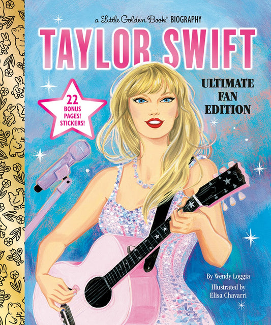 Taylor Swift Ultimate Fan Edition Little Golden Book Biography : 22 Bonus Pages! Stickers!