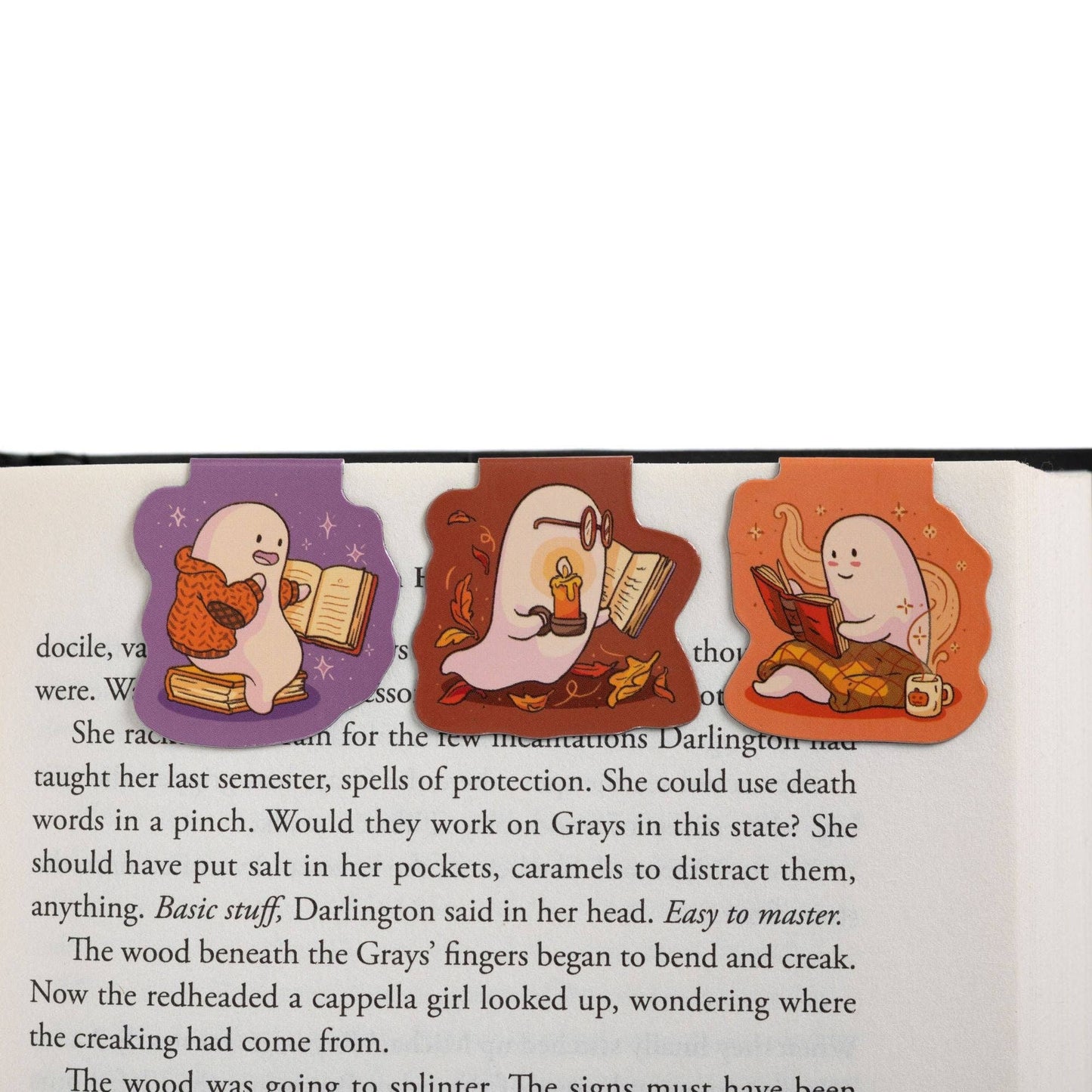 Reading Ghosties Magnetic Bookmark Set