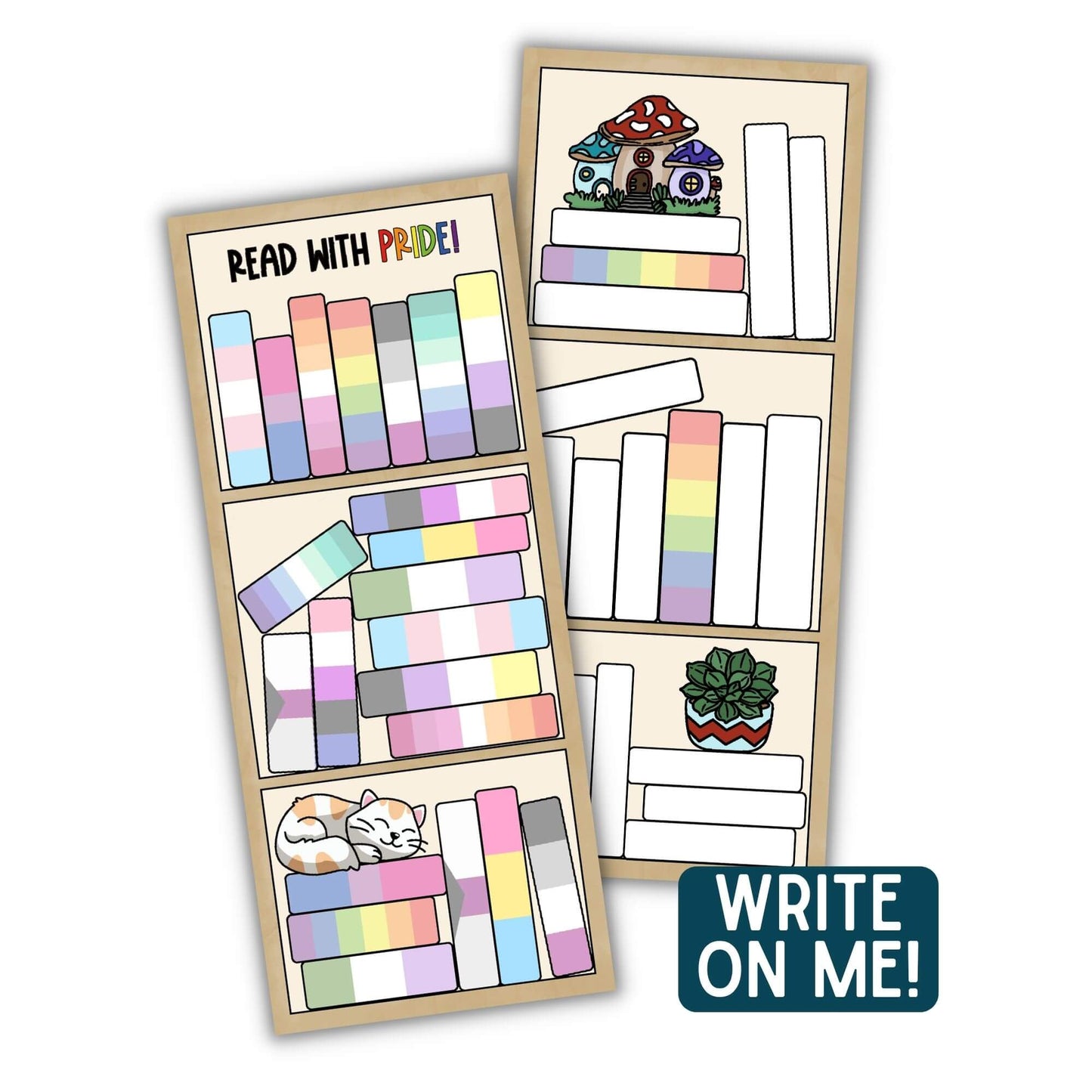 Queer Reads Book Tracker Bookmark