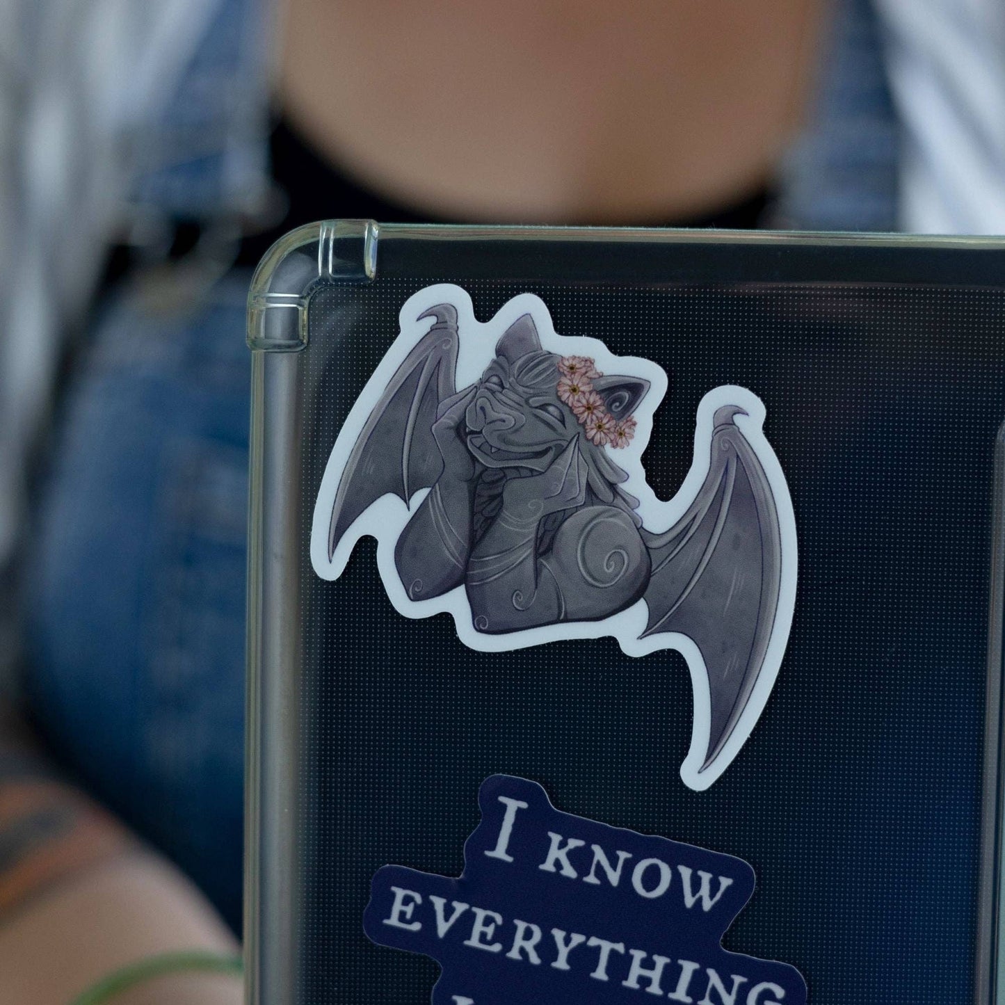 Bartholomew & His Flower Crown Sticker | Knight and the Moth