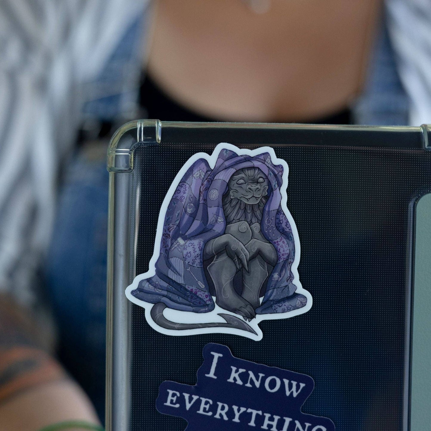 Bartholomew & His Blanket Sticker | Knight and the Moth