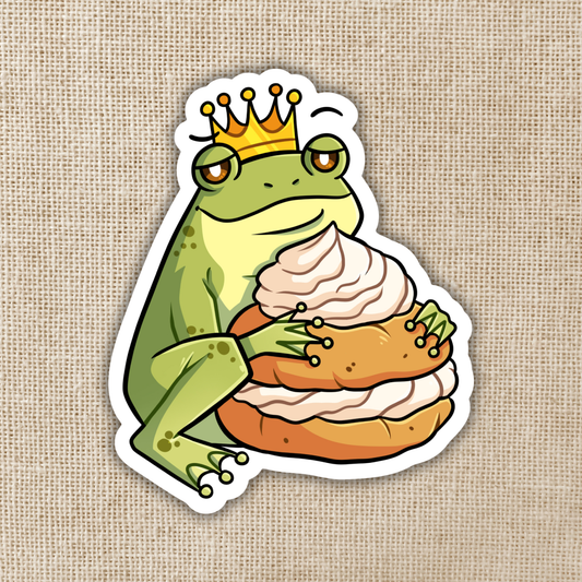 Kingsley Likes Cream Puffs Sticker | Assistant …Villain