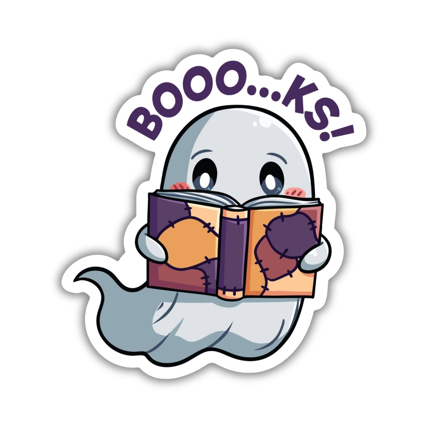 Booo…ks Ghostie Sticker