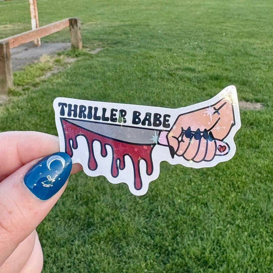 Thriller Babe Sticker
