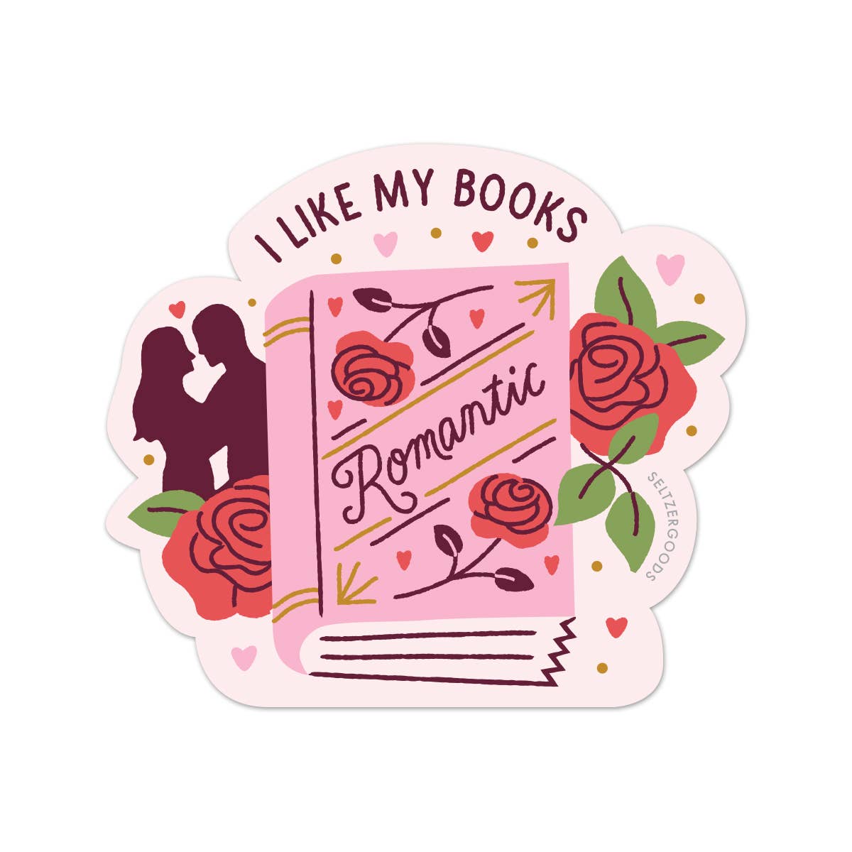 Romantic Books Sticker