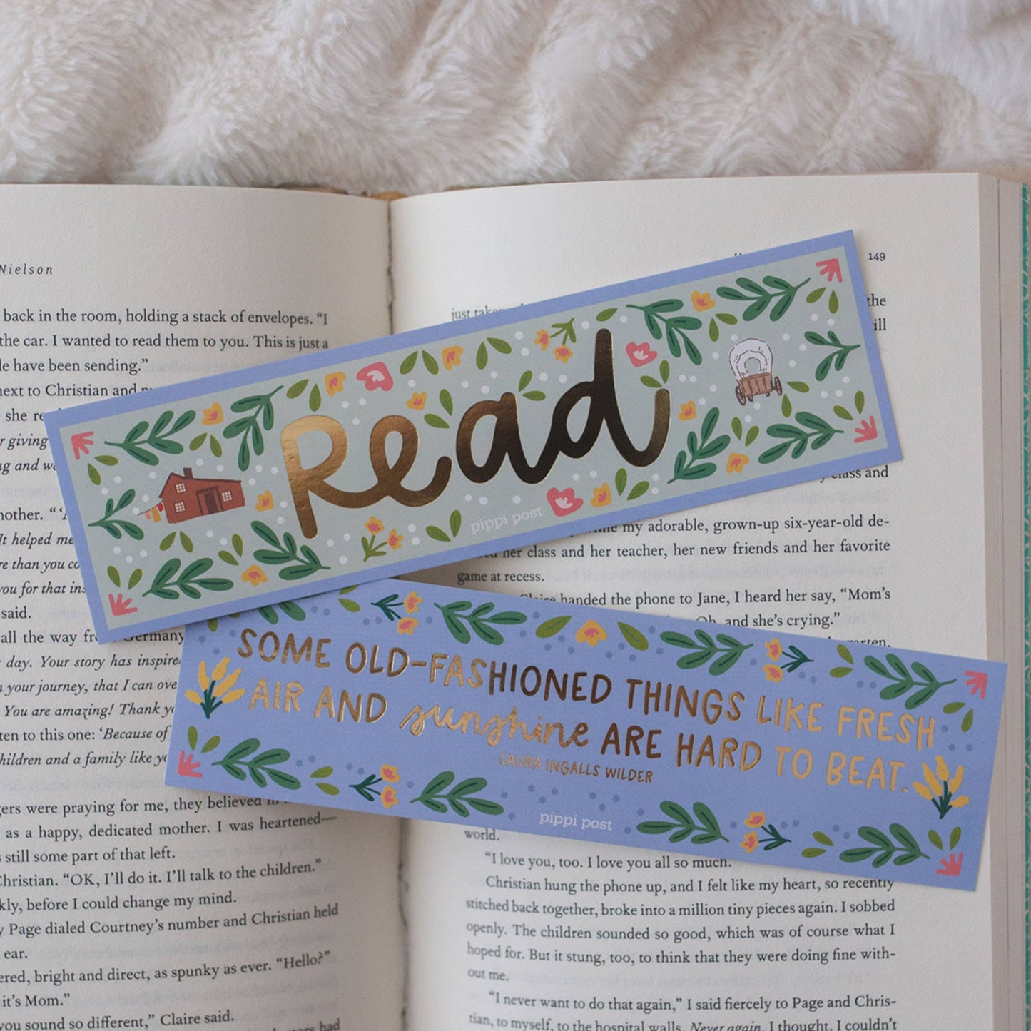 Read Little House on the Prairie Foil Bookmark Set