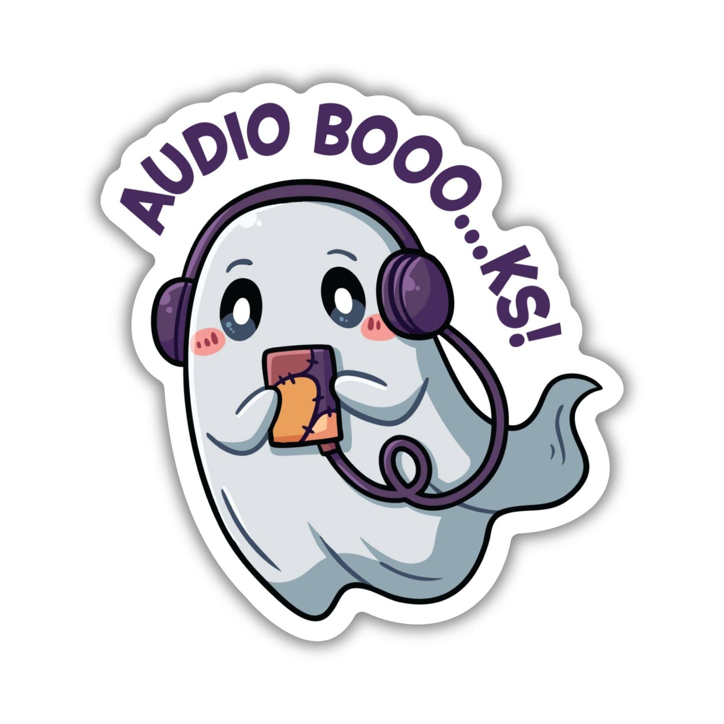 Audio Booo…ks Ghostie Sticker