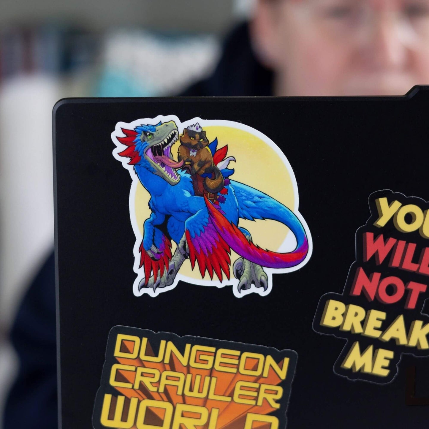 Princess Donut and Mongo Sticker | Dungeon Crawler Carl