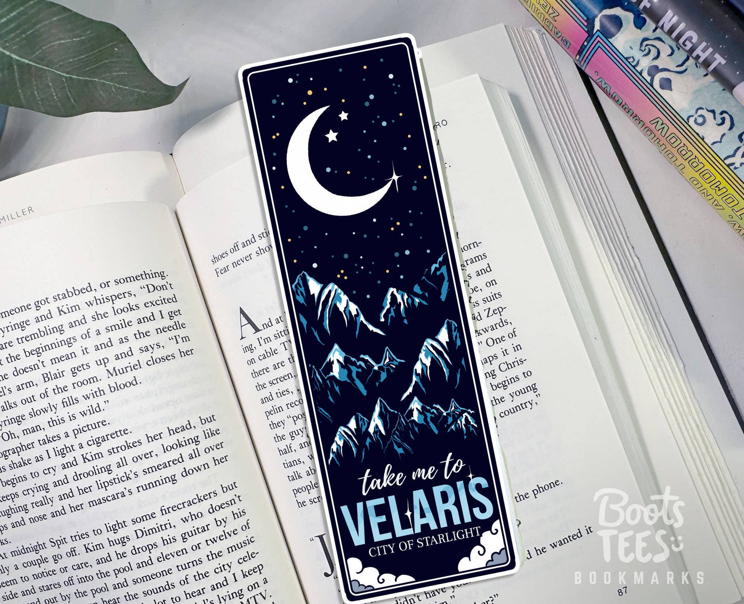 ACOTAR Bookmarks, 6" Court of Thorns and Roses Quote Reading: Moon Phases Bookmark