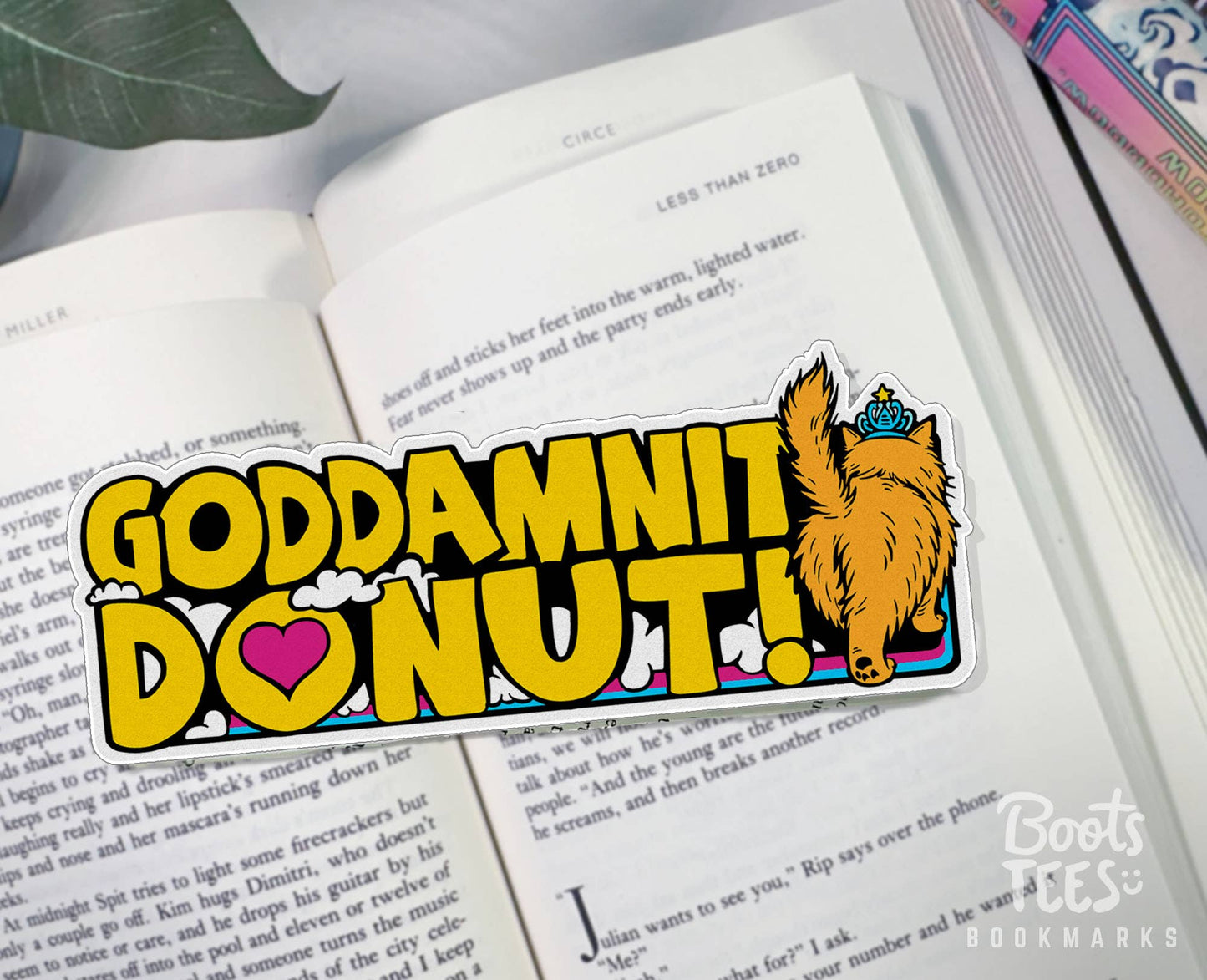 Dungeon Crawler Carl Bookmarks, 6" Princess Donut, Reading : Goddamnit Donut Bookmark