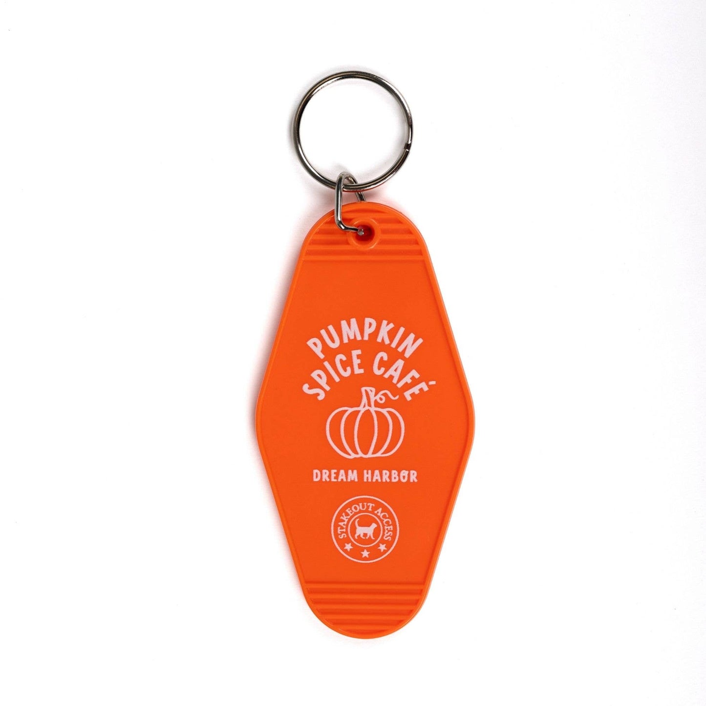 Pumpkin Spice Café Motel Keychain | Dream Harbor