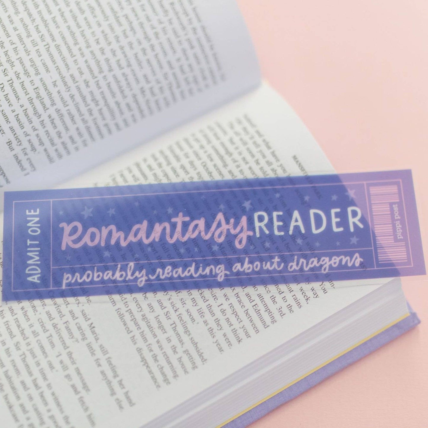 Romantasy Reader Transparent Bookmark