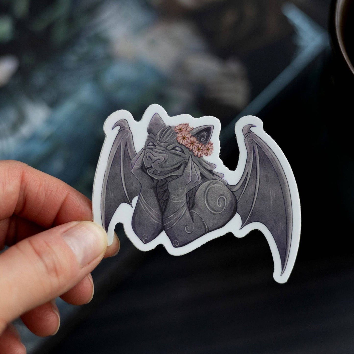 Bartholomew & His Flower Crown Sticker | Knight and the Moth
