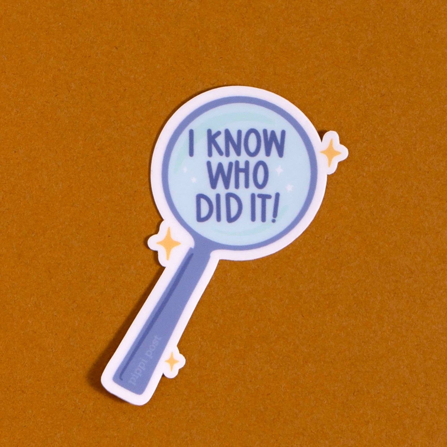I Know Who Did It Mystery Reader Decal Sticker