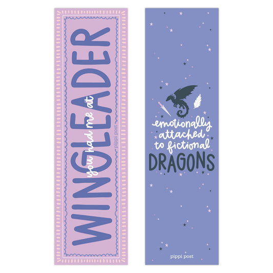 Wingleader Romantasy Reader Bookmark Set