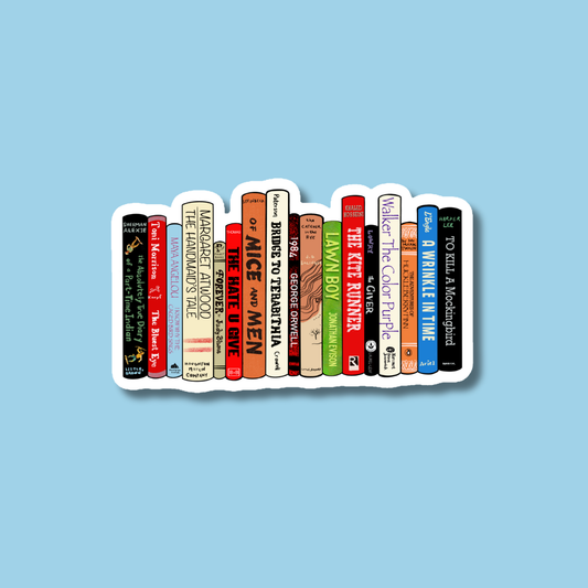 Banned Books Bookshelf UPDATED