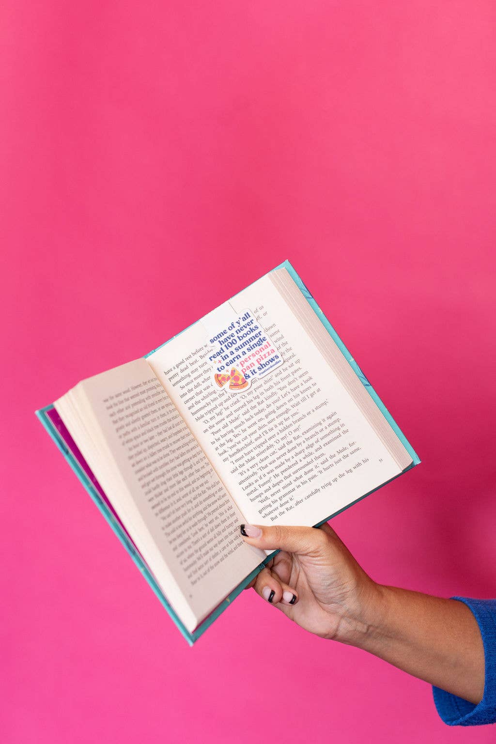Book It Personal Pan Pizza Magnetic Bookmark – 90s Nostalgia