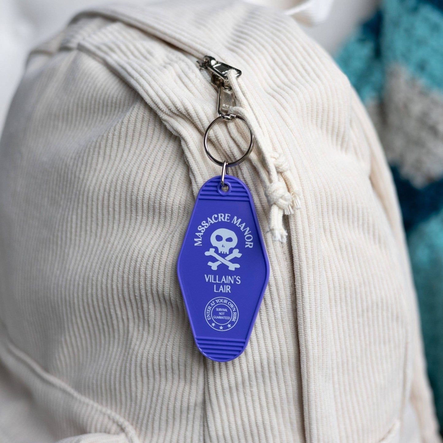 Massacre Manor Motel Keychain | Assistant to the Villain